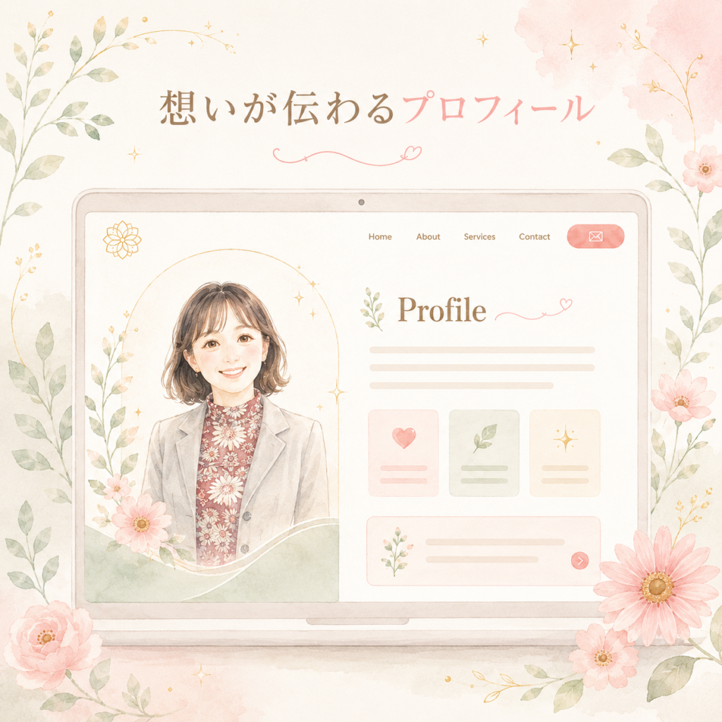 想いが伝わるプロフィール