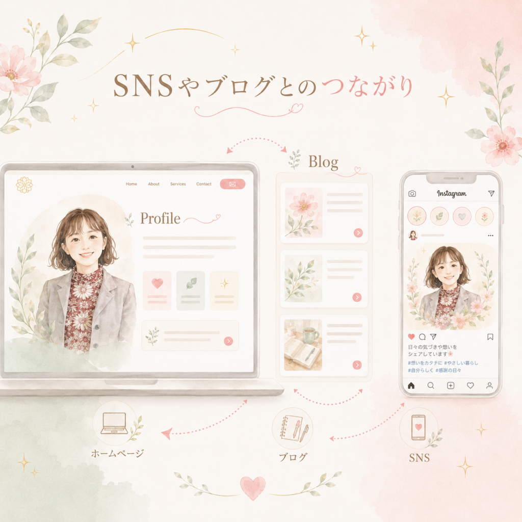 SNSやブログとのつながり